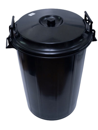 Imagen de Zafacón 50L  Negro Con Tapa 