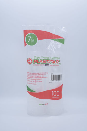 Imagen de Plastifar Vaso Plastico 7 oz 12/100