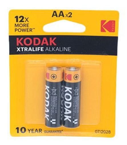 Imagen de Kodak AA 2 Bateria Alkalina 12/2