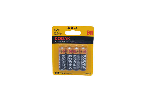 Imagen de Kodak AA 4 Bateria Alkalina 12/4