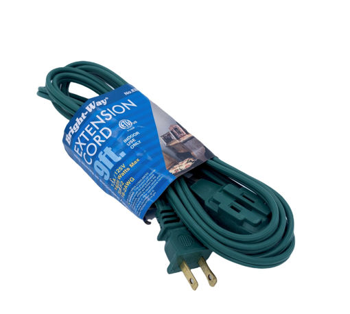 Imagen de 3/1 9' Green Ext Cord