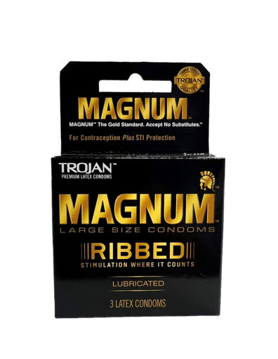 Imagen de Trojan Magnum Ribbed 1/6