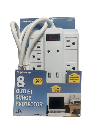 Imagen de  8 Outlet Surge Protector 3/1