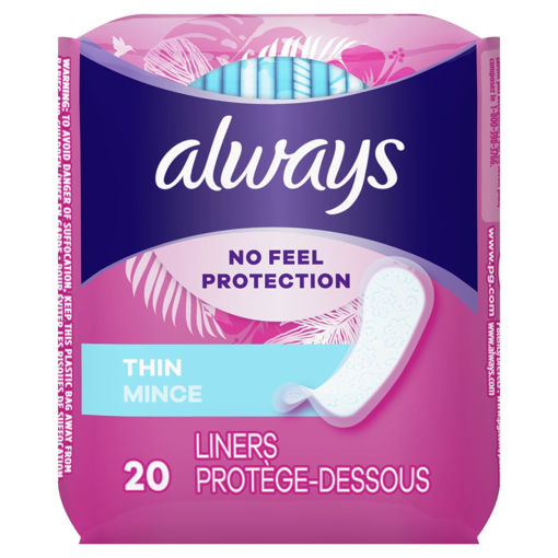 Imagen de Always Panty Liner Regular 1/24/20CT