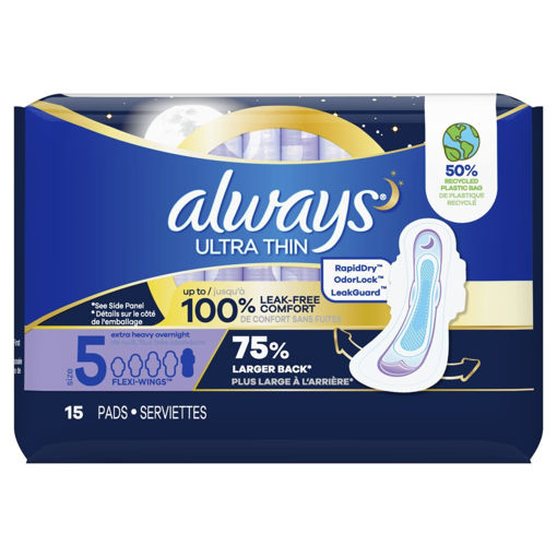 Imagen de Always Extra Heavy Overnight Sz5 1/6/15CT