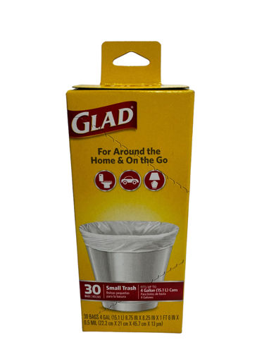 Imagen de Glad 4G Small Trash 6/30CT