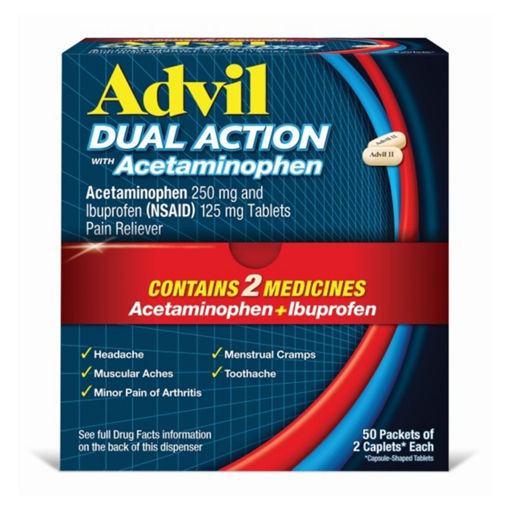 Imagen de Advil Dual Action With Acetaminophen 50/2