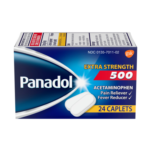 Imagen de Panadol 500mg Caps 12/24s