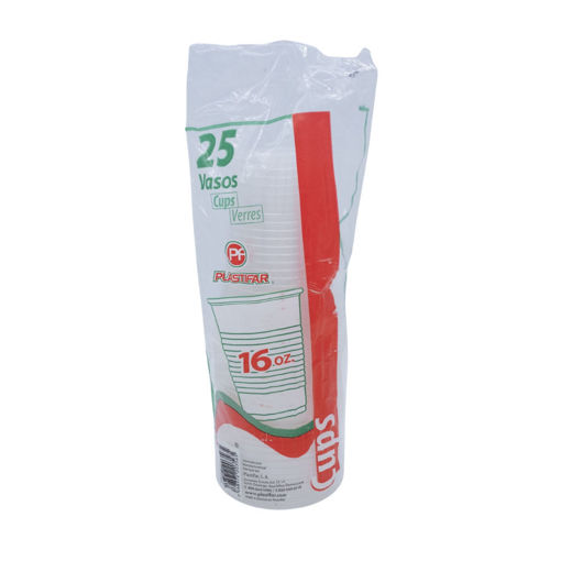 Imagen de Plastifar Vaso Plastico 16 oz 20/50CT