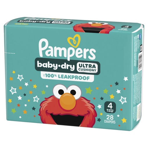 Imagen de Pampers Sz 4 Baby-Dry 4/28 